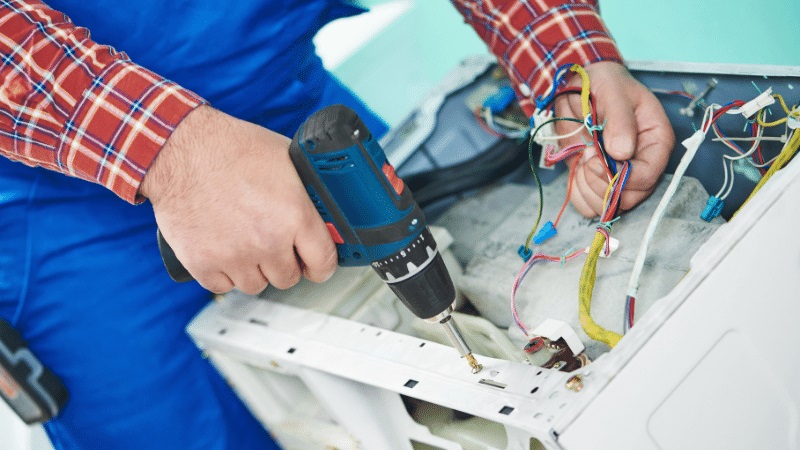 Beşiktaş Panasonic Panasonic çamaşır makinesi kart tamiri – Su almama arızası orijinal parça ile giderildi. - Teknik servis örneği