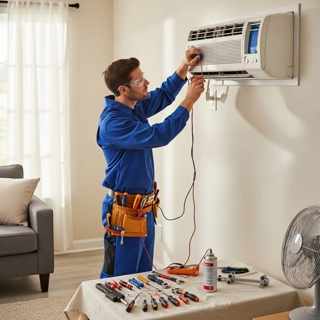 Beşiktaş Panasonic Panasonic klima gaz dolumu ve bakım – Enerji verimliliği artırıldı. - Teknik servis örneği